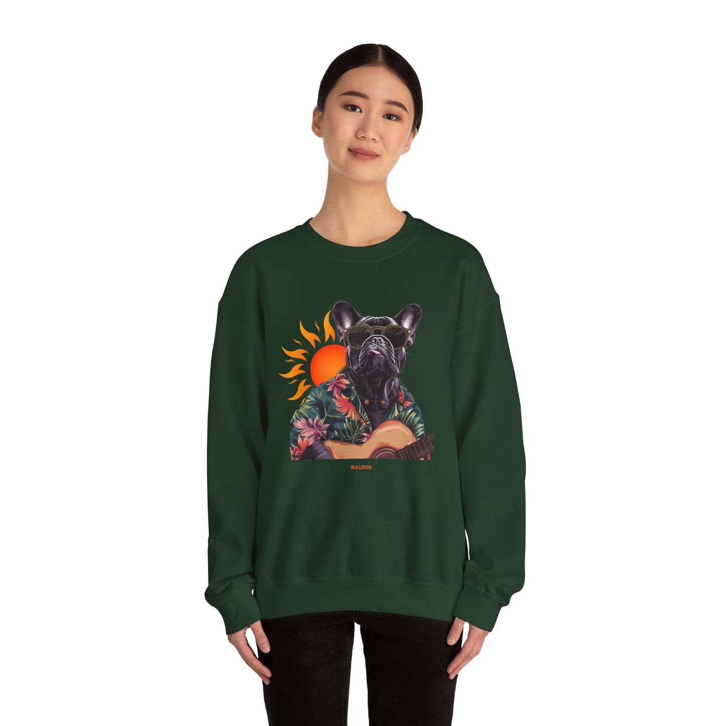 Vibe on 10 French Bulldog Crewneck Sweatshirt
